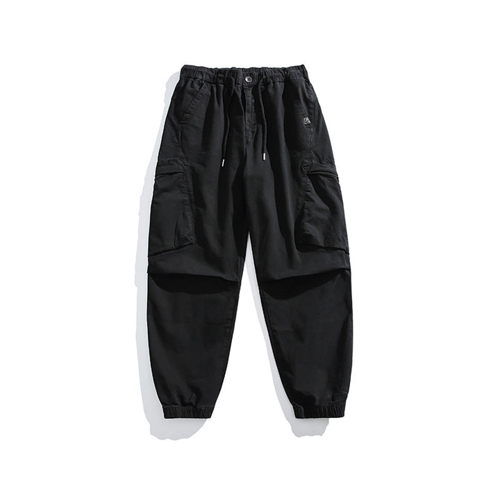 Herren Loose‑Fit Utility‑Cargohose mit Tunnelzugbund, Kniepaneelen und großen Klappentaschen Echo Archiv