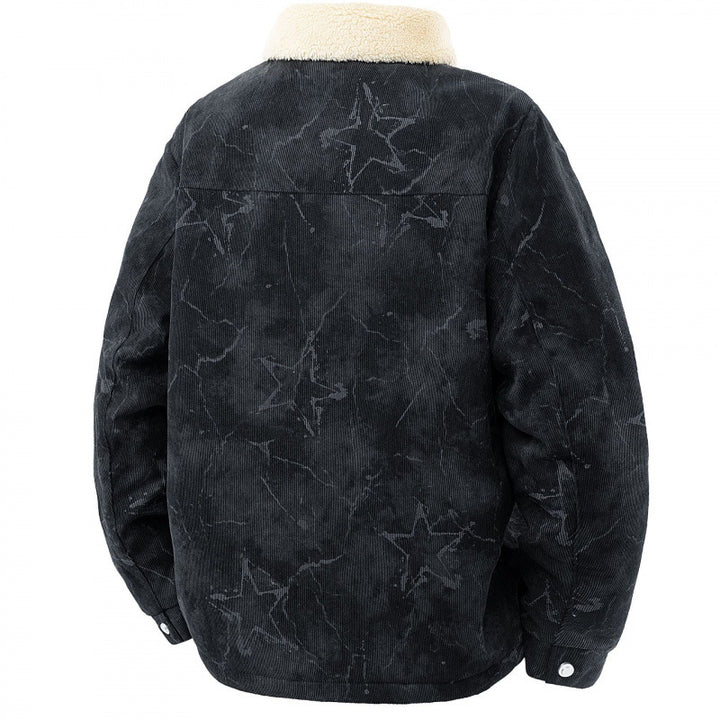 Herren Stylisches Cordjacke mit Teddyfutter Echo Archiv