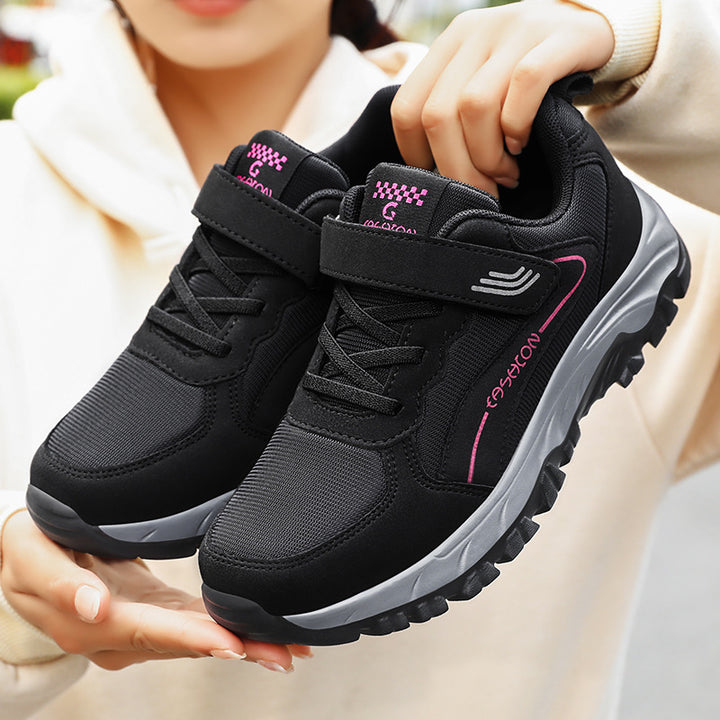 Damen nan robuster Trailwalking-Sneaker mit Klettverschluss, gepolstertem Fersenhalt und stoßdämpfender Profilsohle Echo Archiv