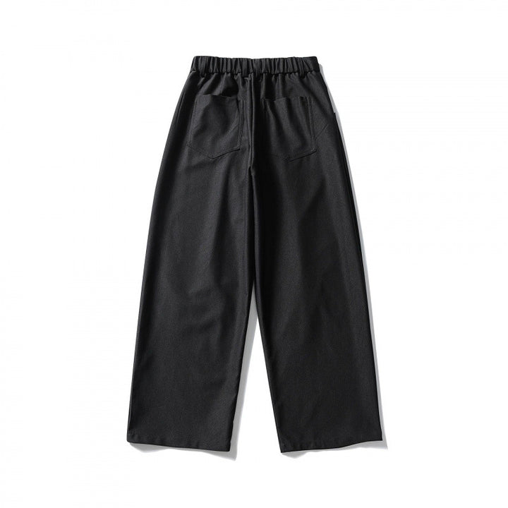 Damen Hochtaillierte Culotte‑Hose mit elastischem Rückenteil, soften Twill und dekorativen Vorderfalten Echo Archiv