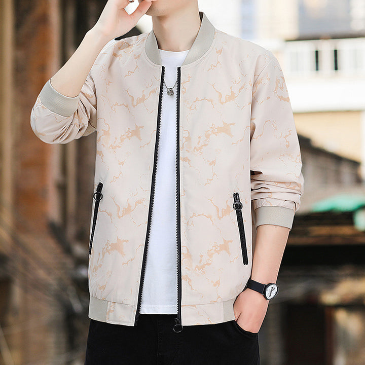 Herren Modische Bomberjacke Echo Archiv