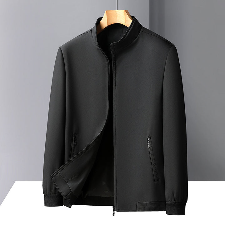 Herren modische Übergangsjacke mit wasserabweisendem Material und praktischen Taschen Echoarchiv