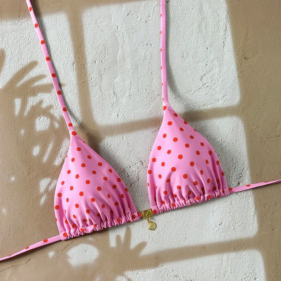 Damen Triangel-Bikinioberteil mit Rüschen Echo Archiv