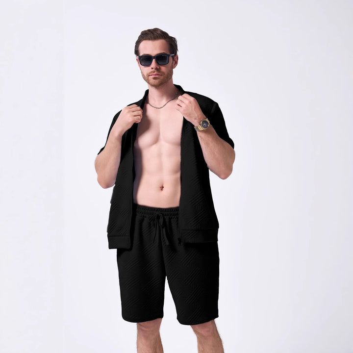 Herren Freizeit-Set mit modernem Design und atmungsaktiven Materialien Echoarchiv