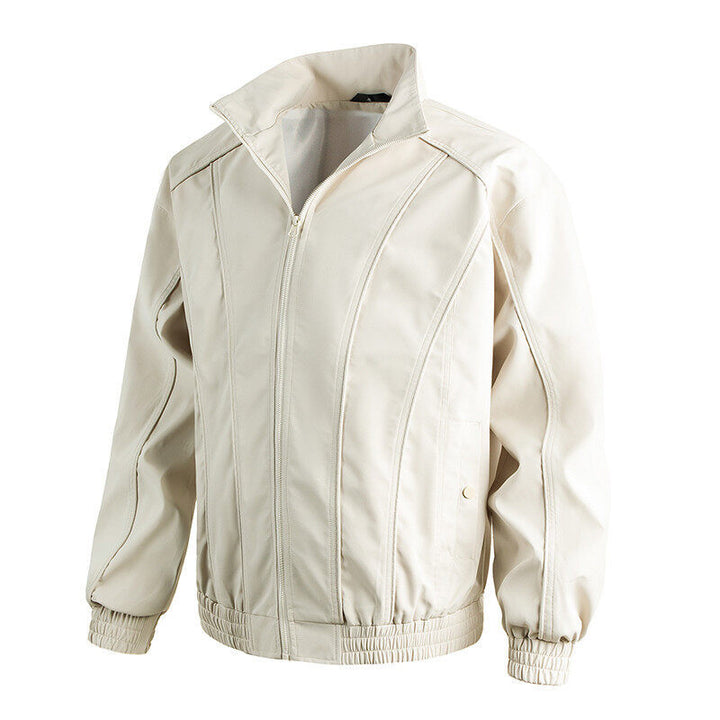 Herren Freizeitjacke mit hochschließendem Kragen und elastischem Bund Echoarchiv