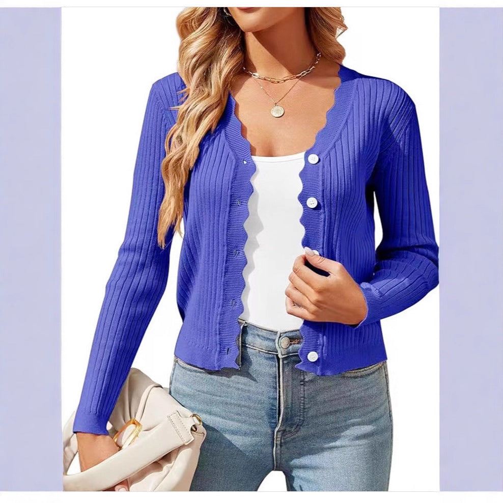 Damen Elegante und figurbetonte Strickjacke Echo Archiv
