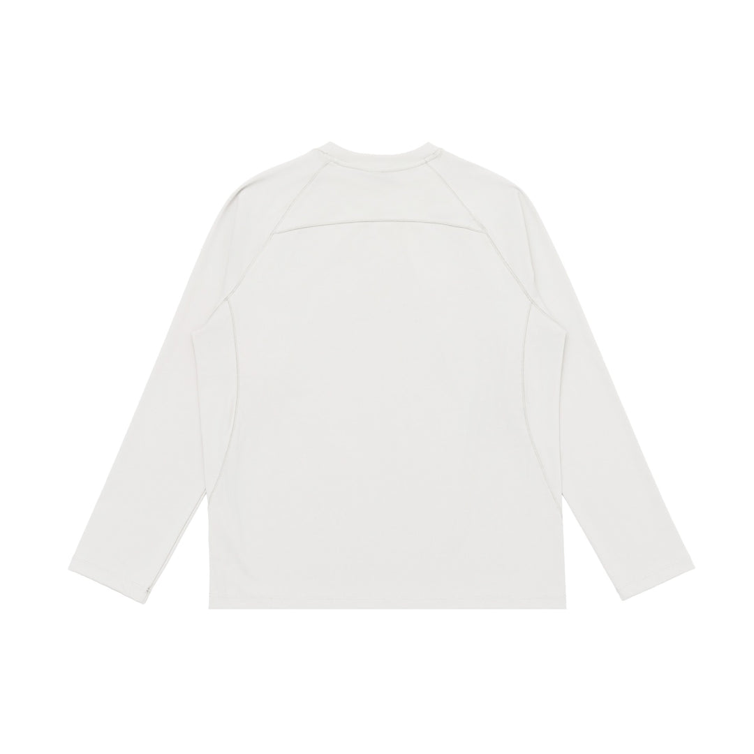 Unisex Lockeres Raglan‑Sweatshirt aus French‑Terry mit Flatlock‑Nähten Echoarchiv