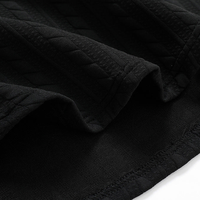 Herren Feinstruktur-Grobstrick Rundhals-Sweatshirt mit Zopfmuster & relaxed Schnitt Echoarchiv