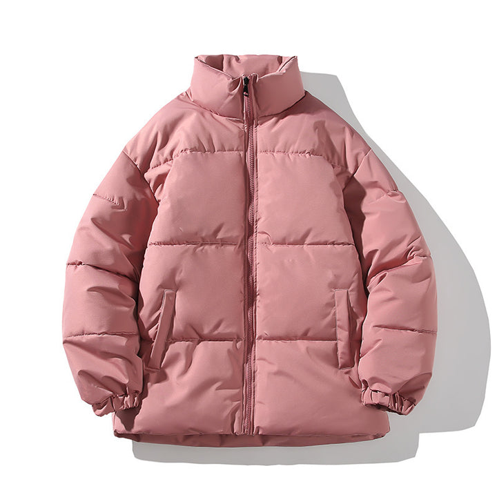 Herren isolierte Steppjacke mit hohem Kragen und elastischen Bündchen Echoarchiv