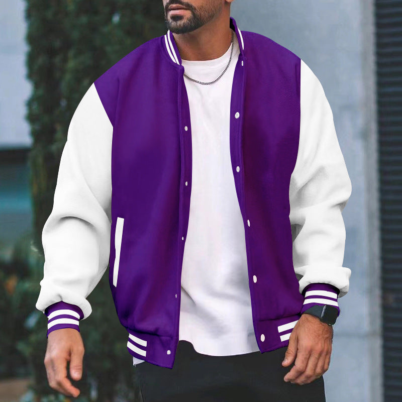 Herren Sportliche Collegejacke Echoarchiv