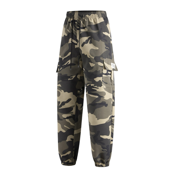 Herren Cargojogginghose mit elastischem Bund, Multifachtaschen & Bündchen Echo Archiv