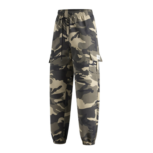 Herren Cargojogginghose mit elastischem Bund, Multifachtaschen & Bündchen Echo Archiv