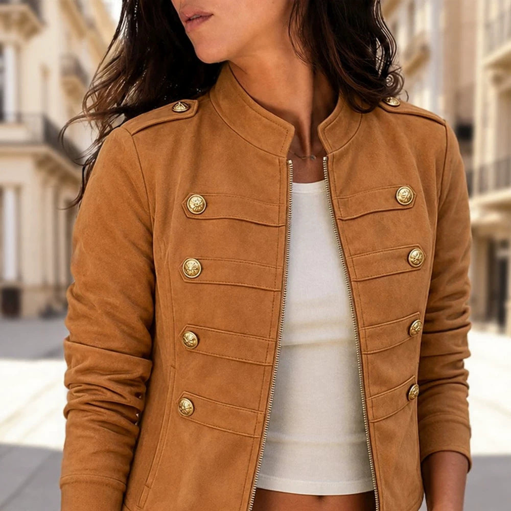 Damen Stylische Jacke im Militärstil Echo Archiv