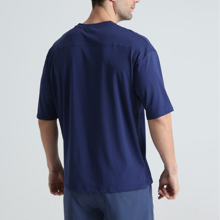 Herren Bequemes Loose-Fit T-Shirt aus hochwertiger Baumwolle Echoarchiv