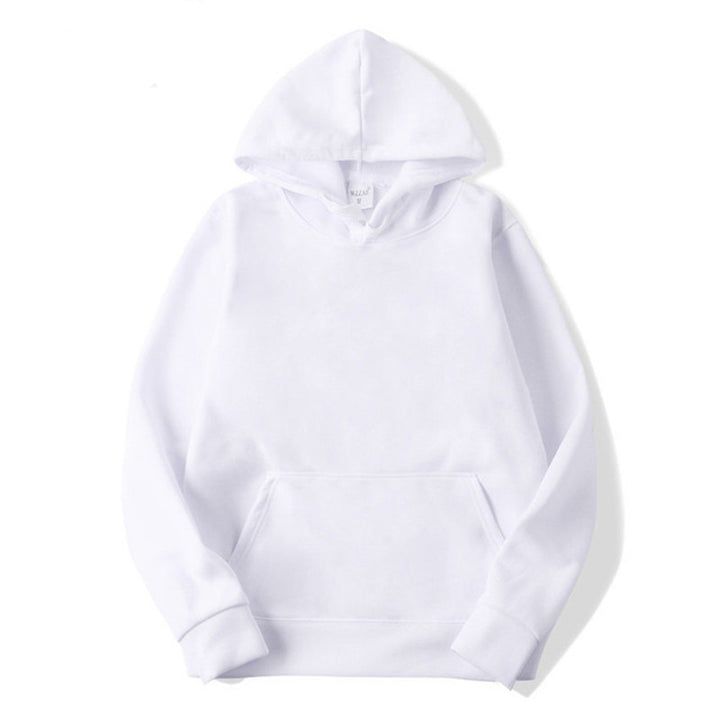 Unisex schlichter Kapuzenpullover mit Kängurutasche, gerippten Bündchen und relaxed Fit Echo Archiv