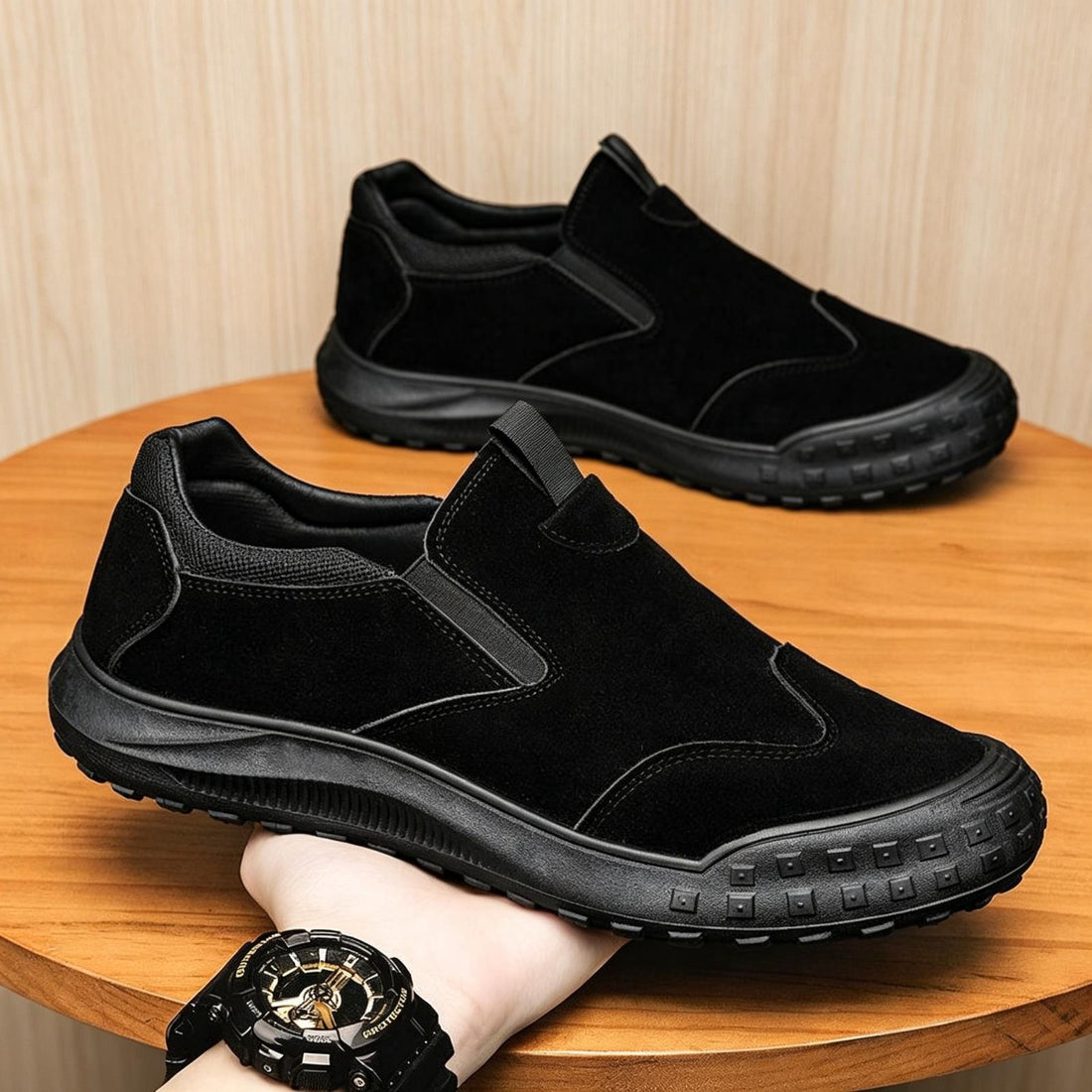 Herren Modische Slip-On Schuhe Echoarchiv