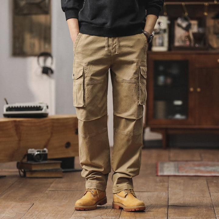 Herren Cargo-Hose mit verstärkten Kniepartien und Multifachtaschen Echo Archiv