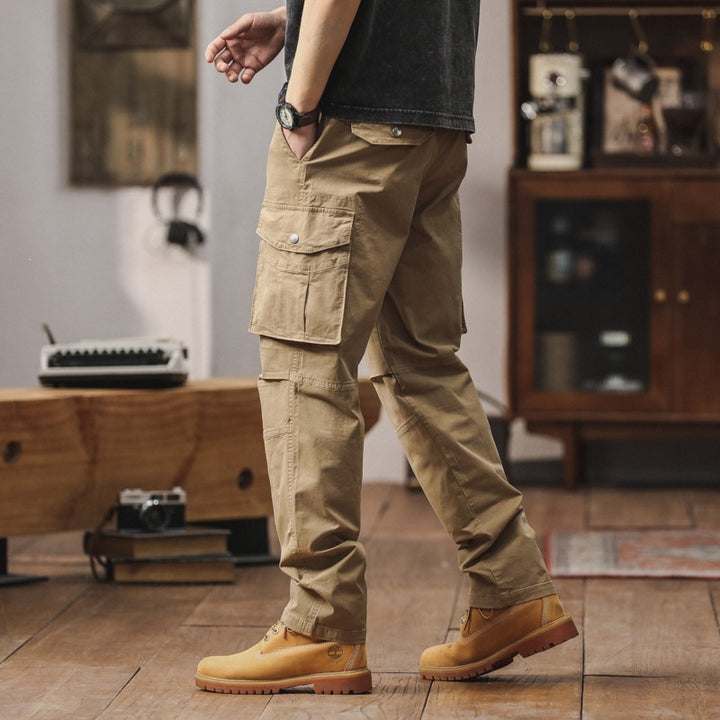 Herren Technische Cargohose mit geradem Schnitt, verstärkten Knien & Mehrfachtaschen Echo Archiv