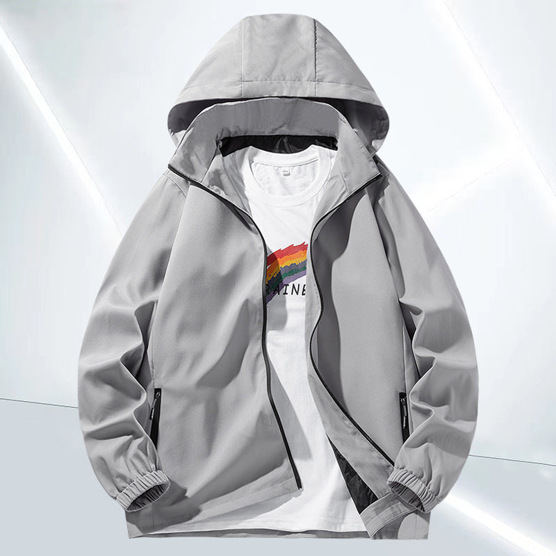 Unisex Minimalistische Softshell-Hoodie mit wasserabweisender Beschichtung, Kapuze & verdeckten Reißverschlusstaschen Echo Archiv