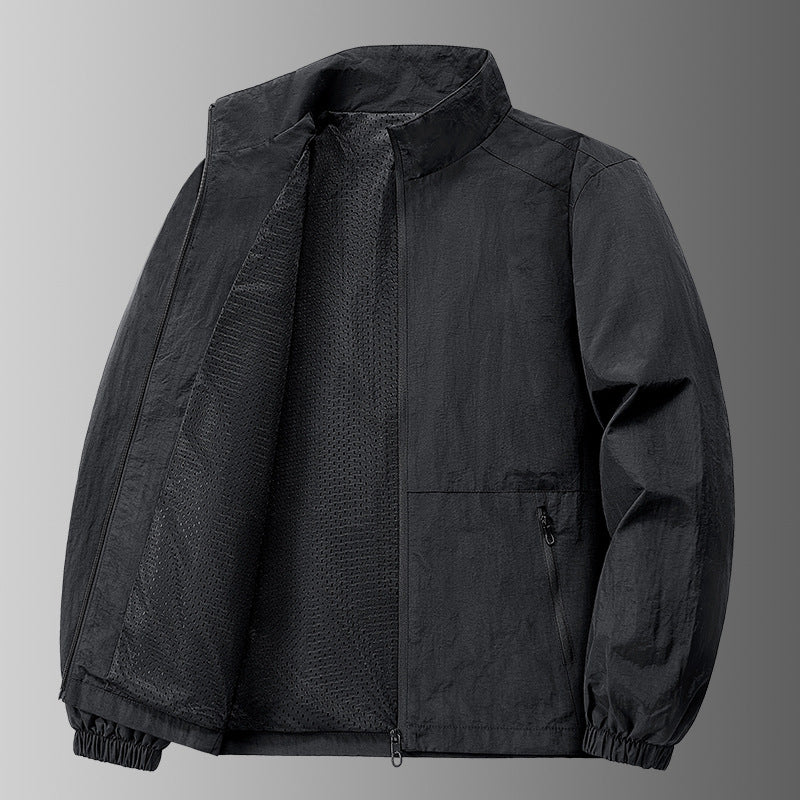 Herren Leichte Windjacke mit atmungsaktiver Mesh-Innenausstattung Echo Archiv