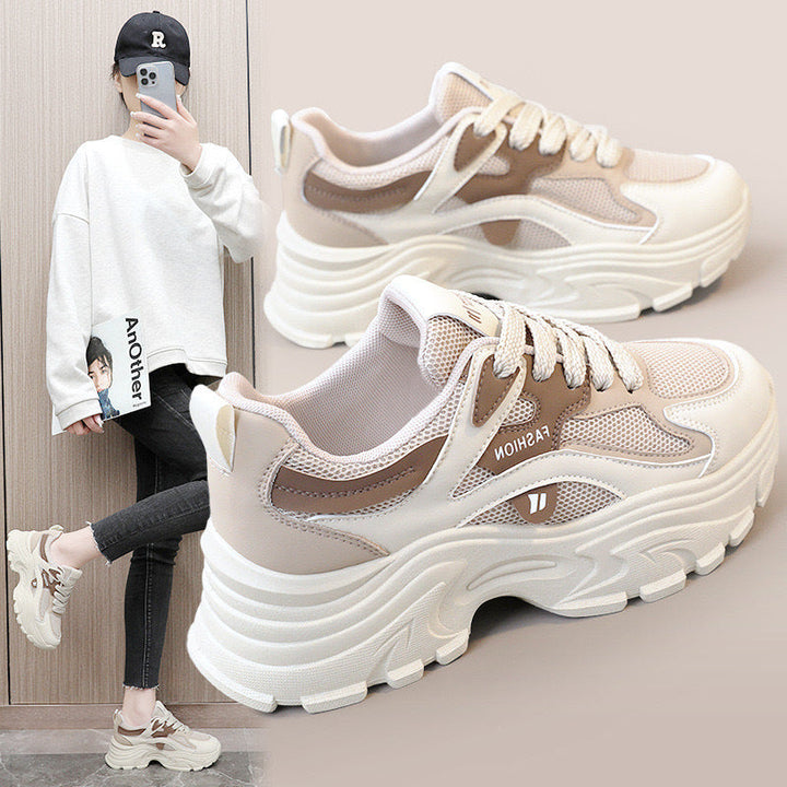 Damen modische Chunky Sneakers mit atmungsaktiver Mesh-Oberfläche und komfortabler Dämpfung Echo Archiv