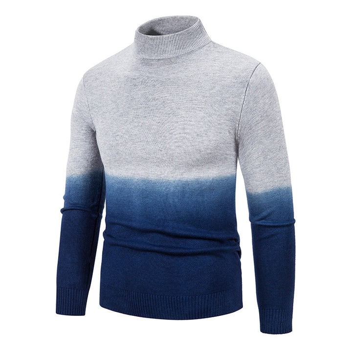 Herren rollkragen Pullover mit Farbverlauf Echoarchiv