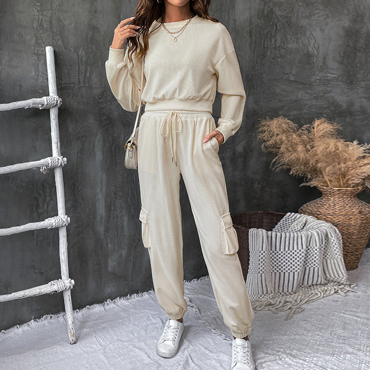 Damen Lässiges Relaxed-Fit Jogginganzug Echo Archiv