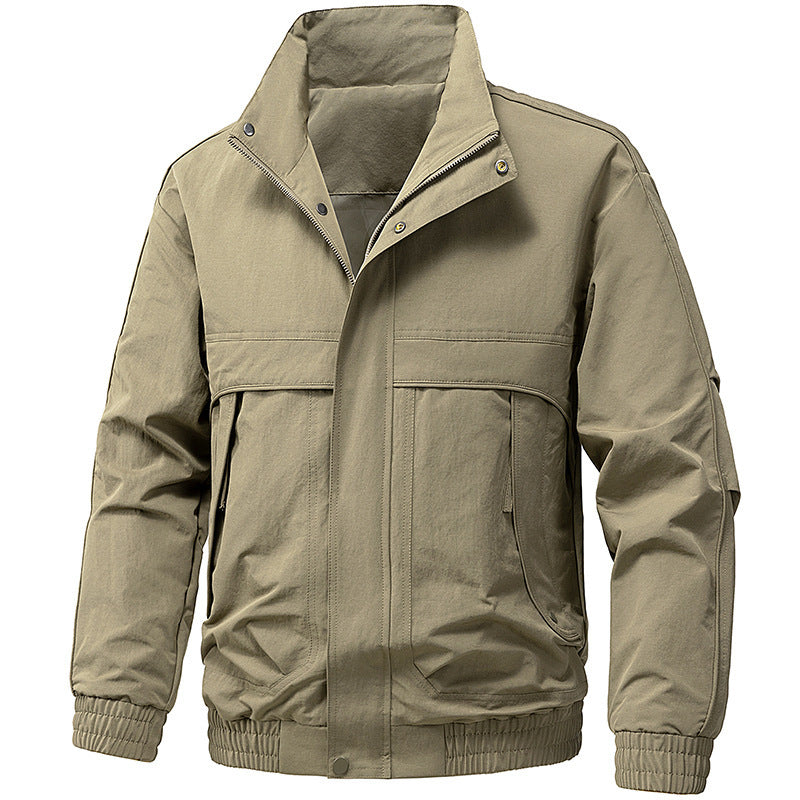 Herren technische Kapuzen-Softshelljacke mit verstellbarer Kapuze und Utility-Taschen Echo Archiv