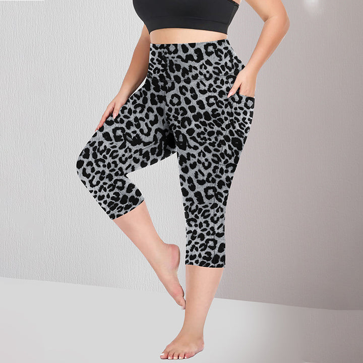 Damen Sculpting-Capri mit hoher Taille, Seitentaschen und formender Nahtführung echoarchiv-