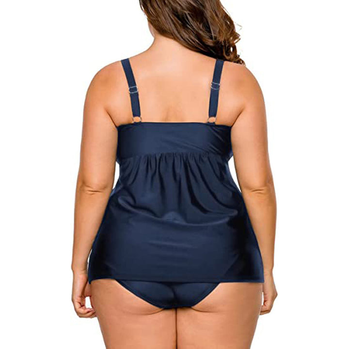 Damen Tankini-Badeanzug mit schmeichelndem Schnitt und verstellbaren Trägern Echo Archiv