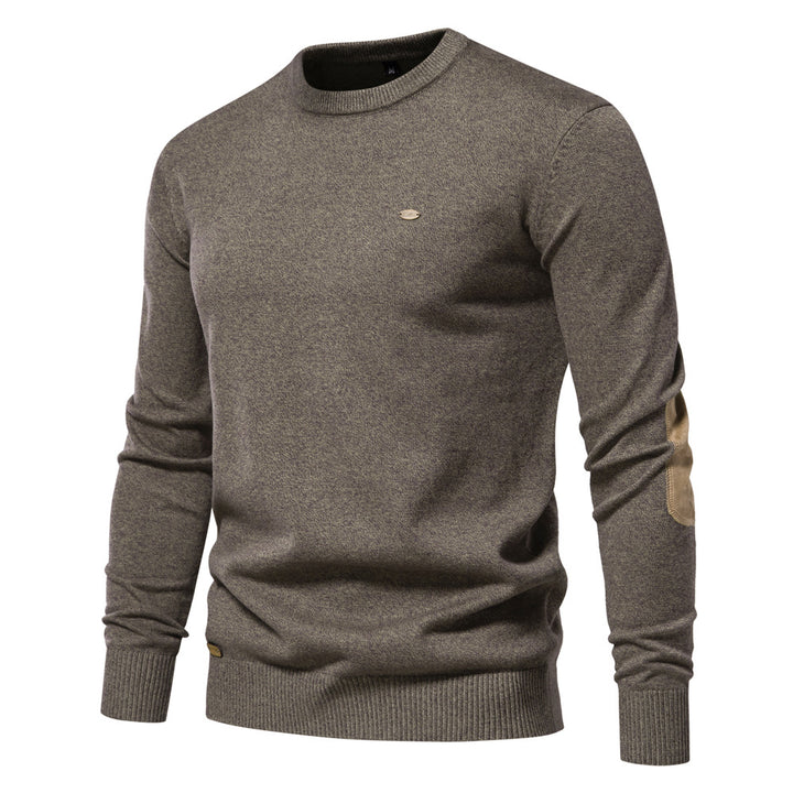 Herren Rundhals Pullover aus weichem Strickstoff Echoarchiv