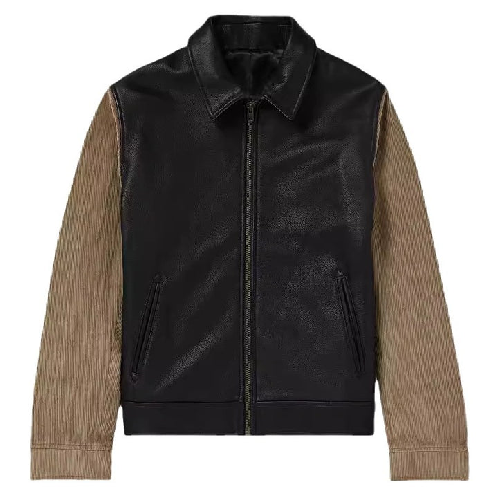 Herren modische Hybridjacke mit strukturierten Ärmeln Echoarchiv