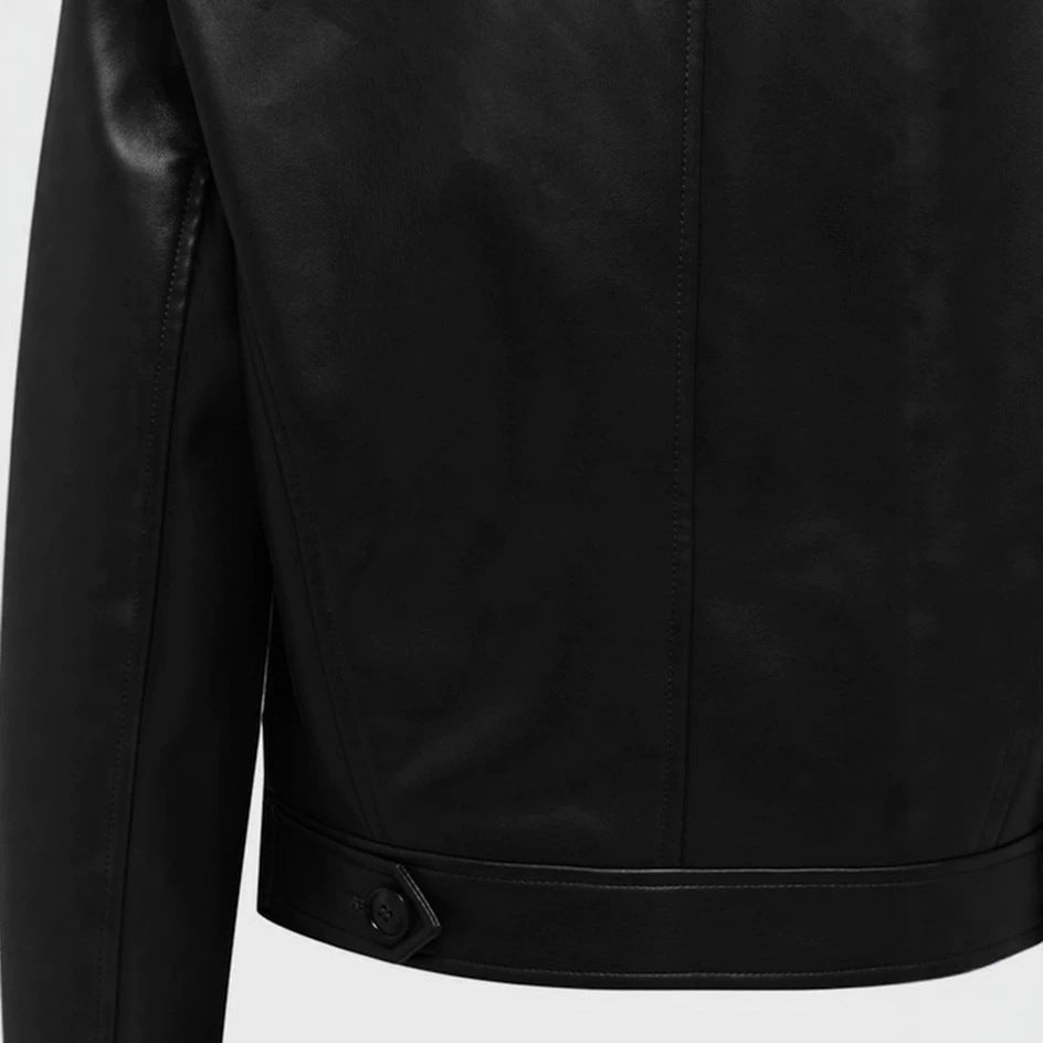 Damen Cropped Lederjacke Echo Archiv