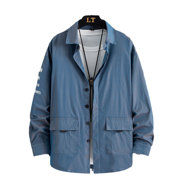 Herren modisches Utility-Overshirt mit praktischen Taschen Echoarchiv