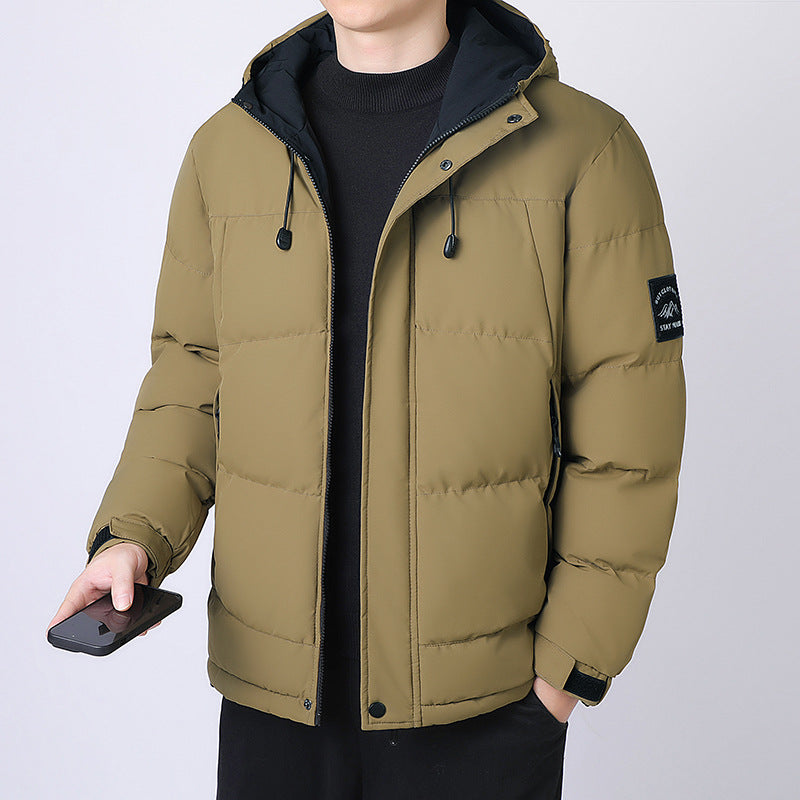 Herren Kapuzen-Steppjacke mit Thermofutter und verstellbarem Saum Echo Archiv