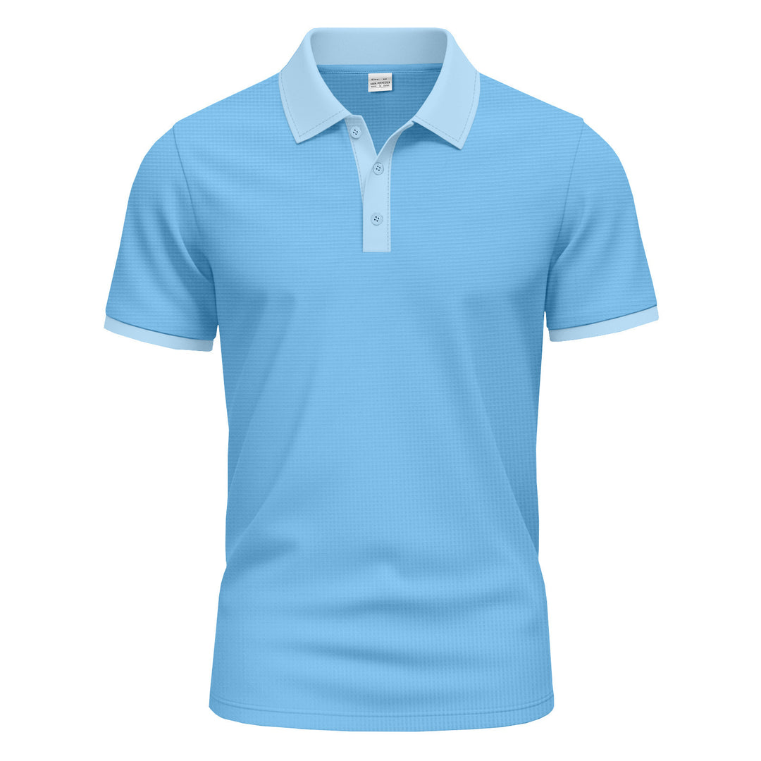 Herren Sportliches Poloshirt mit feuchtigkeitsableitenden Eigenschaften und strukturiertem Design Echoarchiv