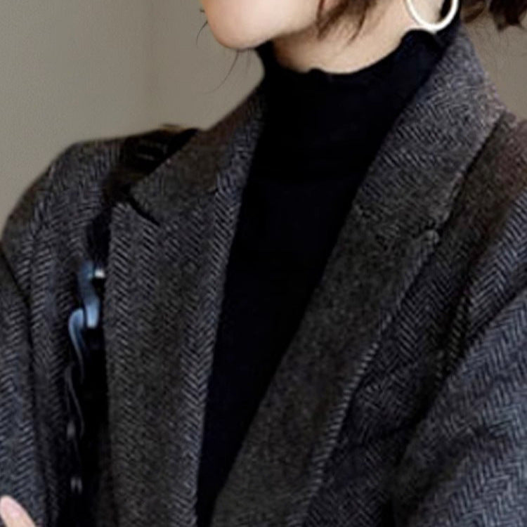 Damen Klassischer Tweedblazer Echoarchiv