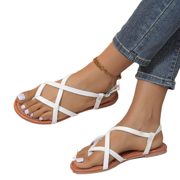 Damen Elegante und Bequeme Riemchensandalen Echoarchiv