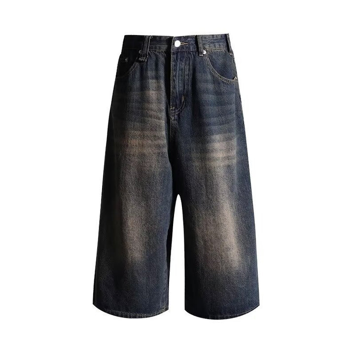 Herren Weite Jeansshorts im lässigen Stil mit hochwertiger Denim-Qualität Echoarchiv