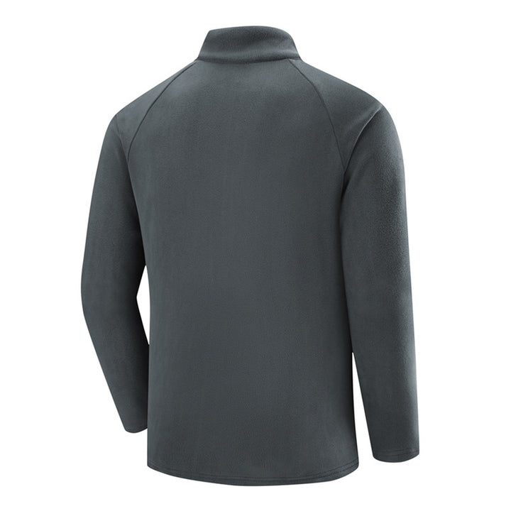 Herren Leichter Performance-Fleecepullover mit Viertel-Reißverschluss und Brusttasche Echo Archiv