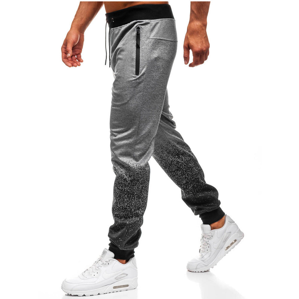 Herren Fitness-Hose mit atmungsaktivem Material und seitlichen Reißverschlüssen Echoarchiv