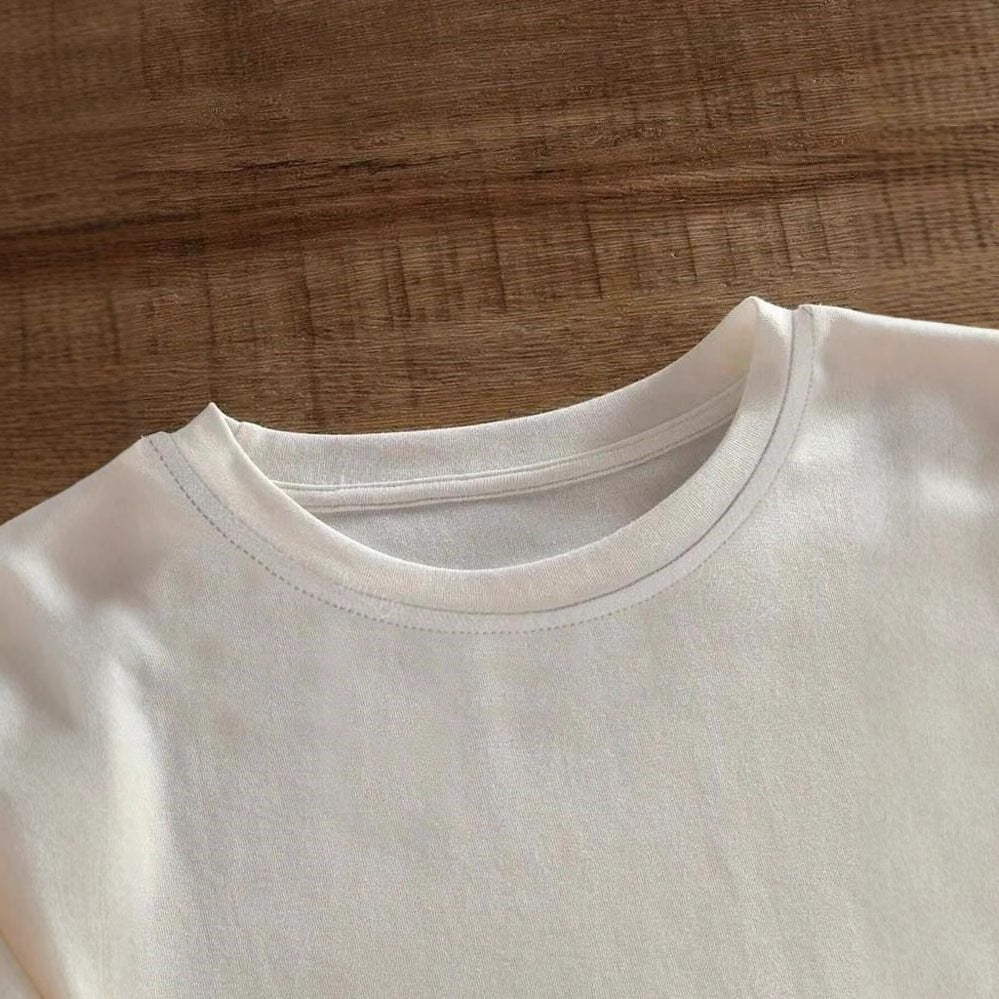 Damen lässiges T-Shirt mit auffälligem Vintage-Print Echo Archiv