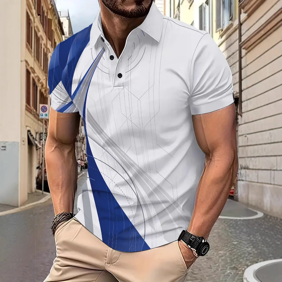 Herren Sportliches Polohemd mit innovativem Design Echoarchiv