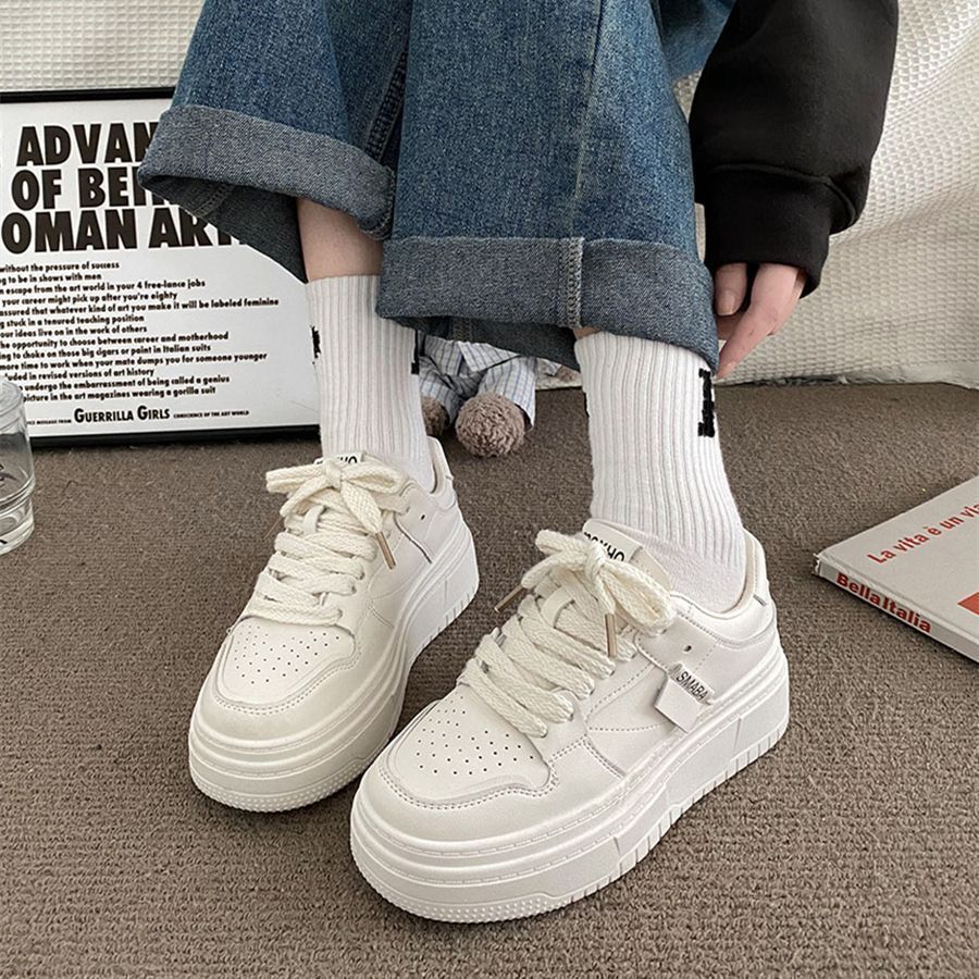 Damen Modische Plattform Sneakers Echo Archiv