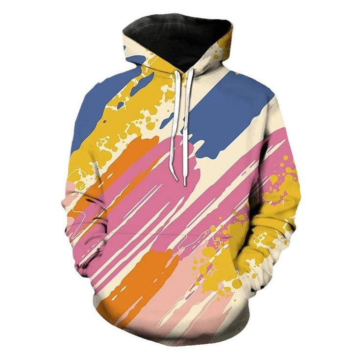 Damen Kreativer Kapuzenpullover mit abstraktem Design Echoarchiv