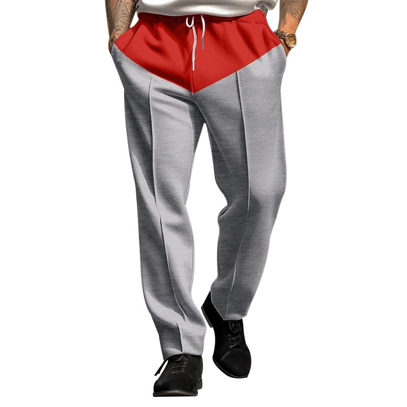 Herren Sportliche Jogginghose mit kontrastrierendem Bund und praktischen Taschen Echoarchiv