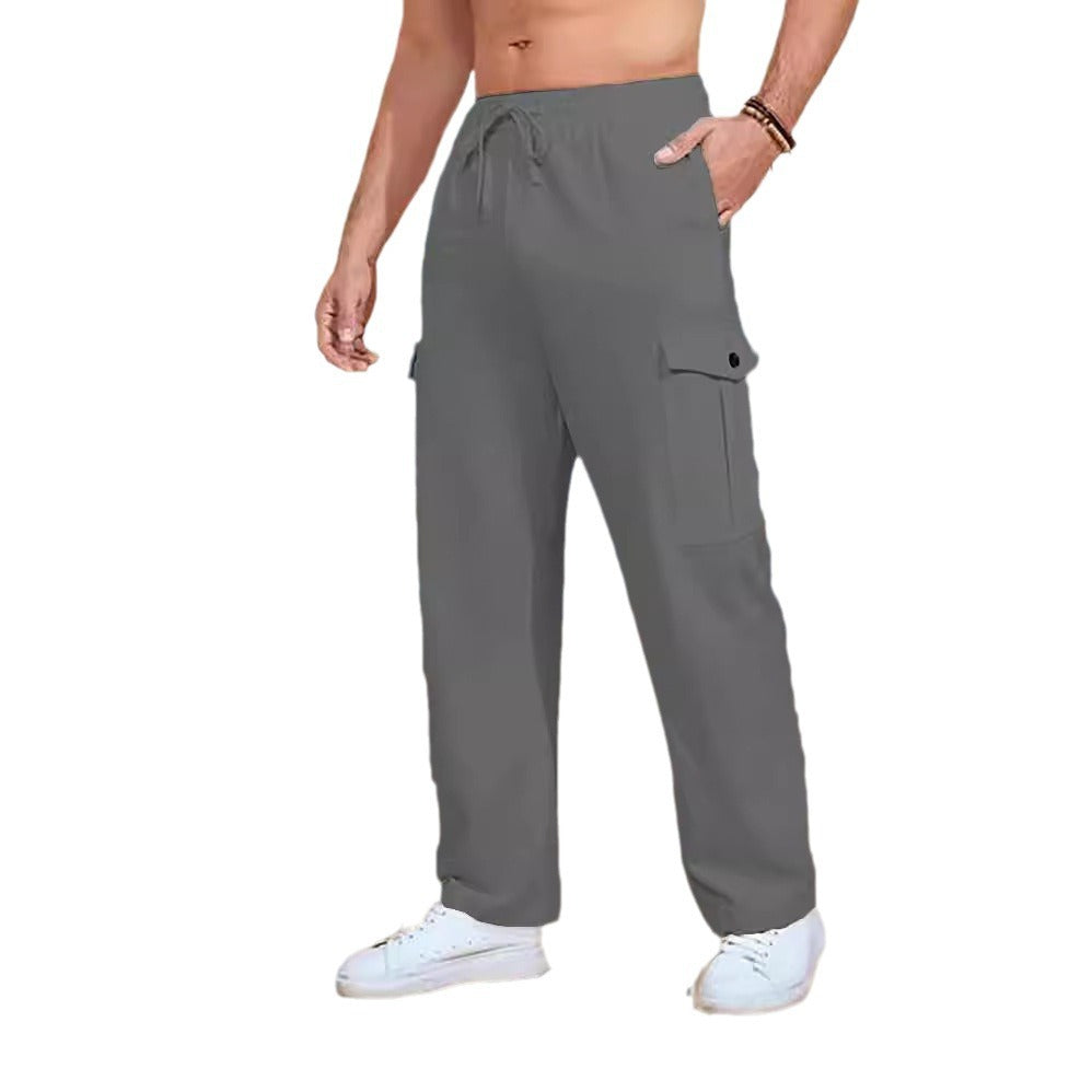 Herren Cargo-Hose mit praktischen Taschen und elastischem Bund Echoarchiv