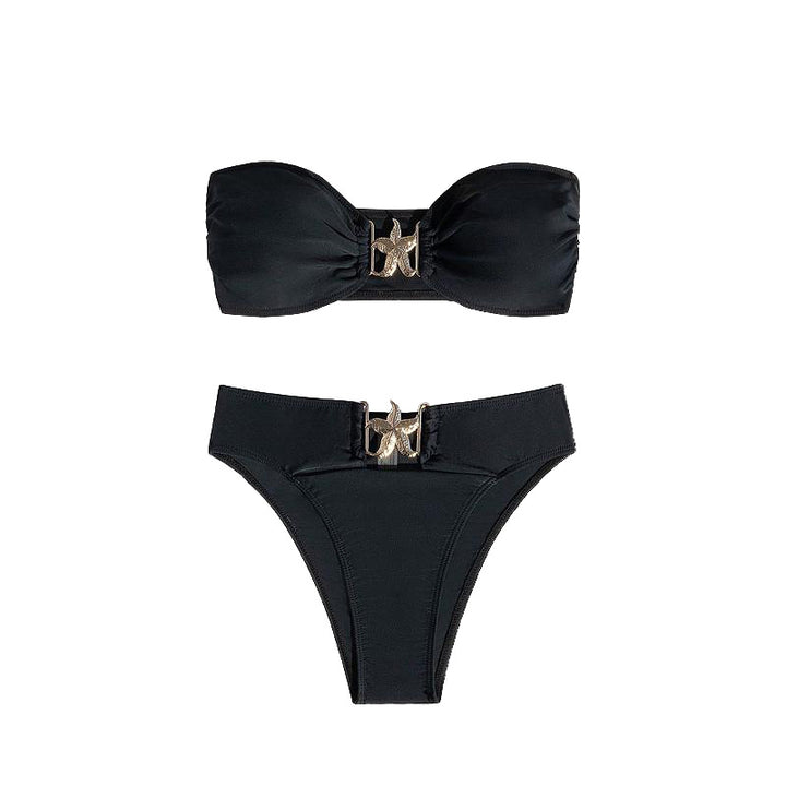 Damen Bandeau-Bikini mit elegantem Designelement Echo Archiv