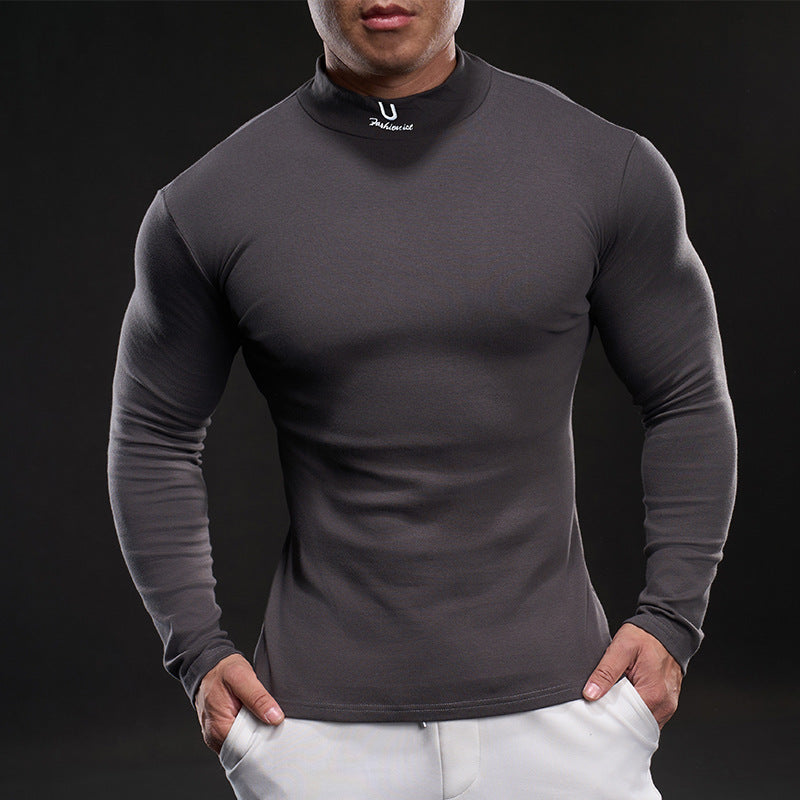 Herren Hochwertiges Funktionsshirt mit Stehkragen Echoarchiv