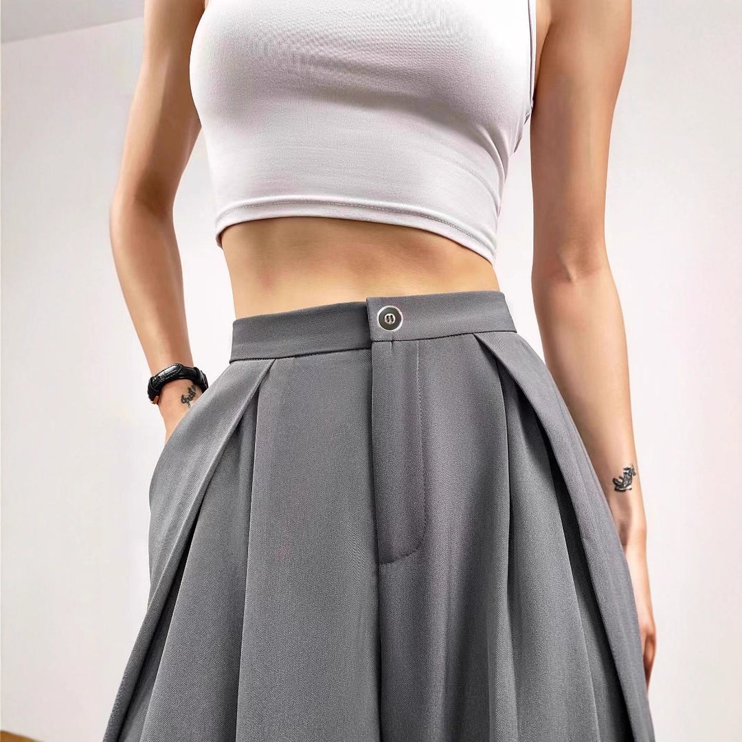Damen Modische und lässige Wide-Leg-Hosen Echo Archiv